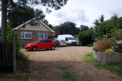 Mell Road - The bungalow that  will  be demolished to allow for an entrance to the proposed Gladman development.