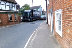 High Street - Deliveries can cause  problems too, narrowing already very narrow roads.